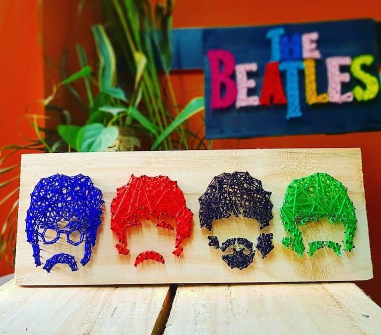 The Beatles String Art