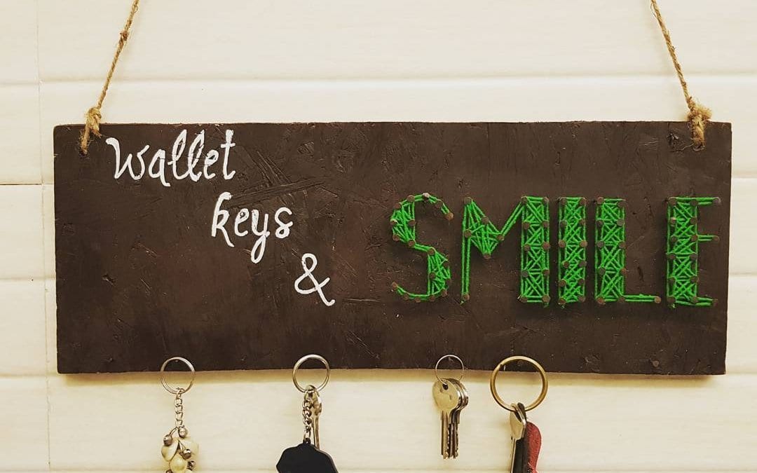 Key Holder String Art