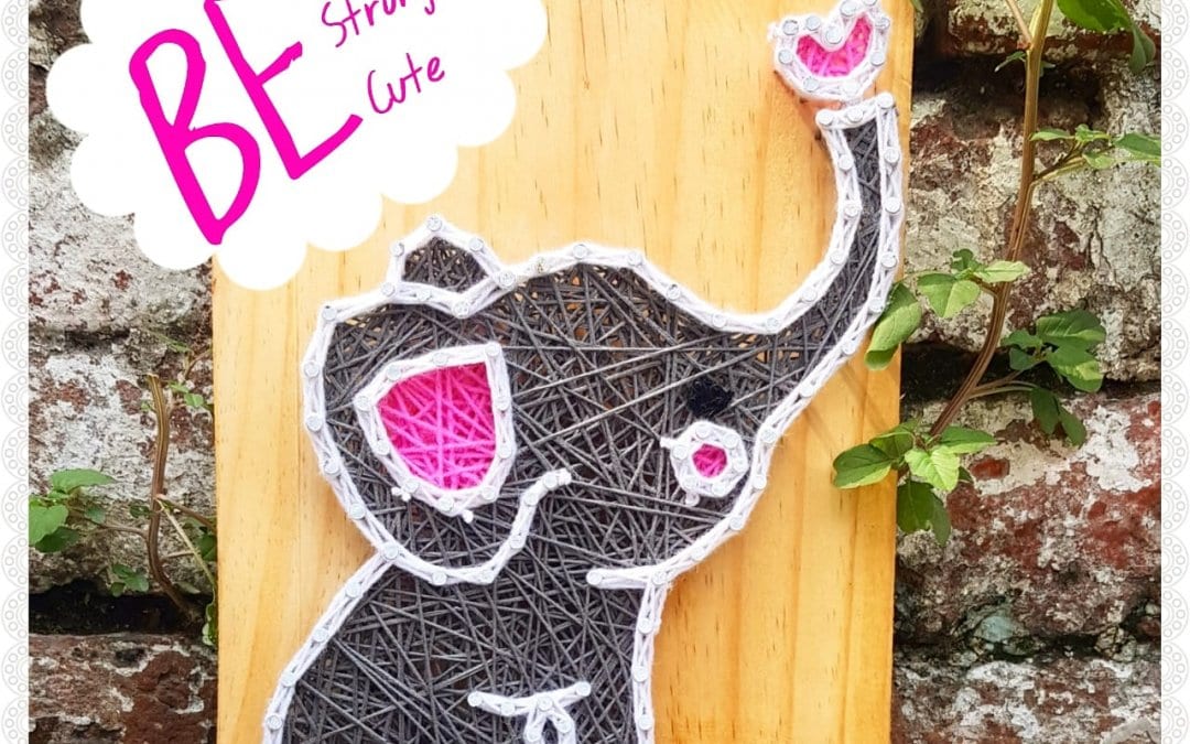 Cute Elephant String Art