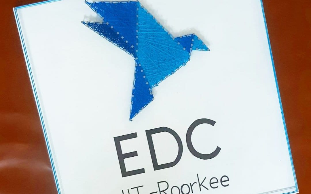 EDC logo – IIT Roorkee String Art