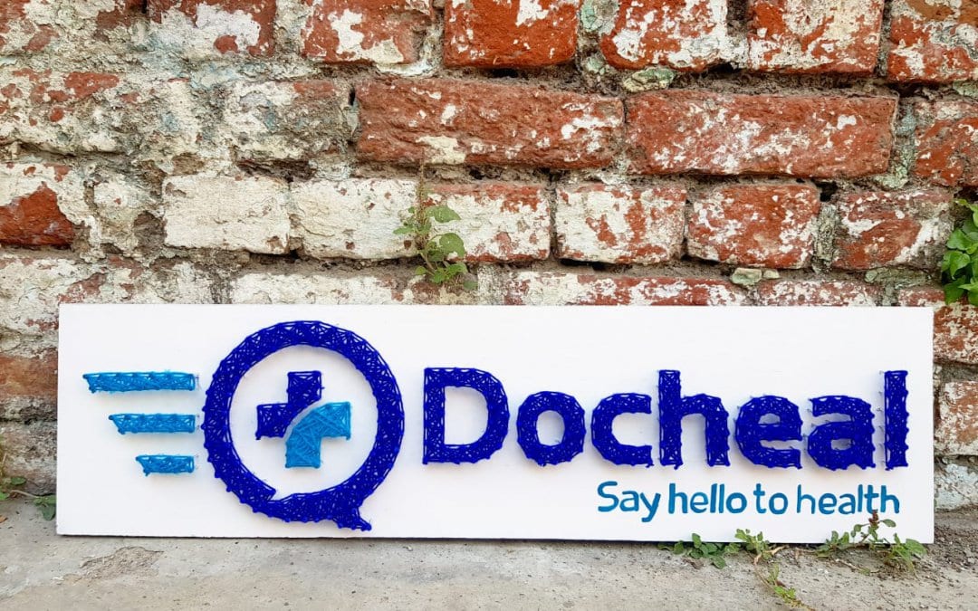 Docheal Logo String Art by Sonal