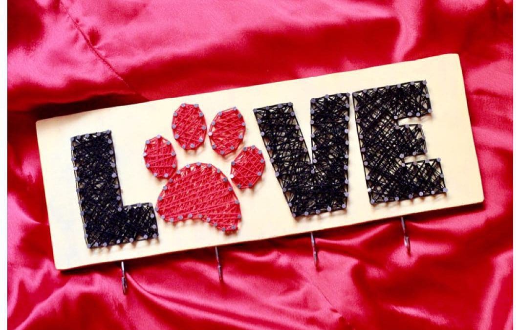 Pet Love String Art by Sushmita