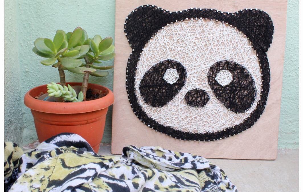 Panda String Art by Sushmita