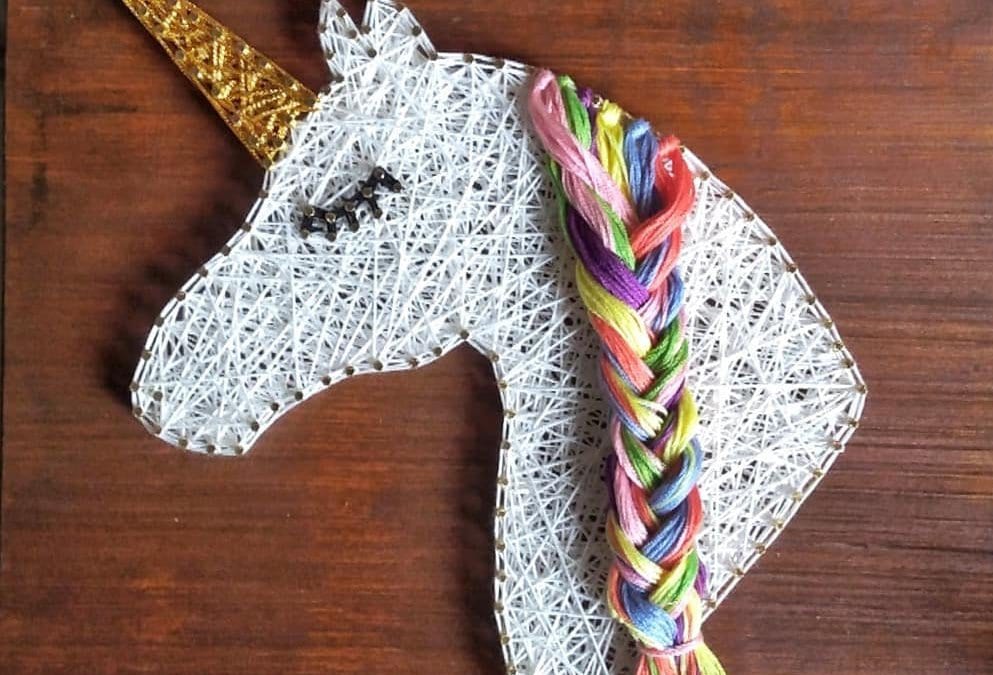 Unicorn String Art by Anjani