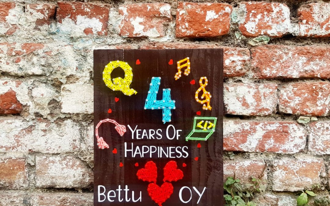 4 Years of Happiness String Art by Sonal Malhotra