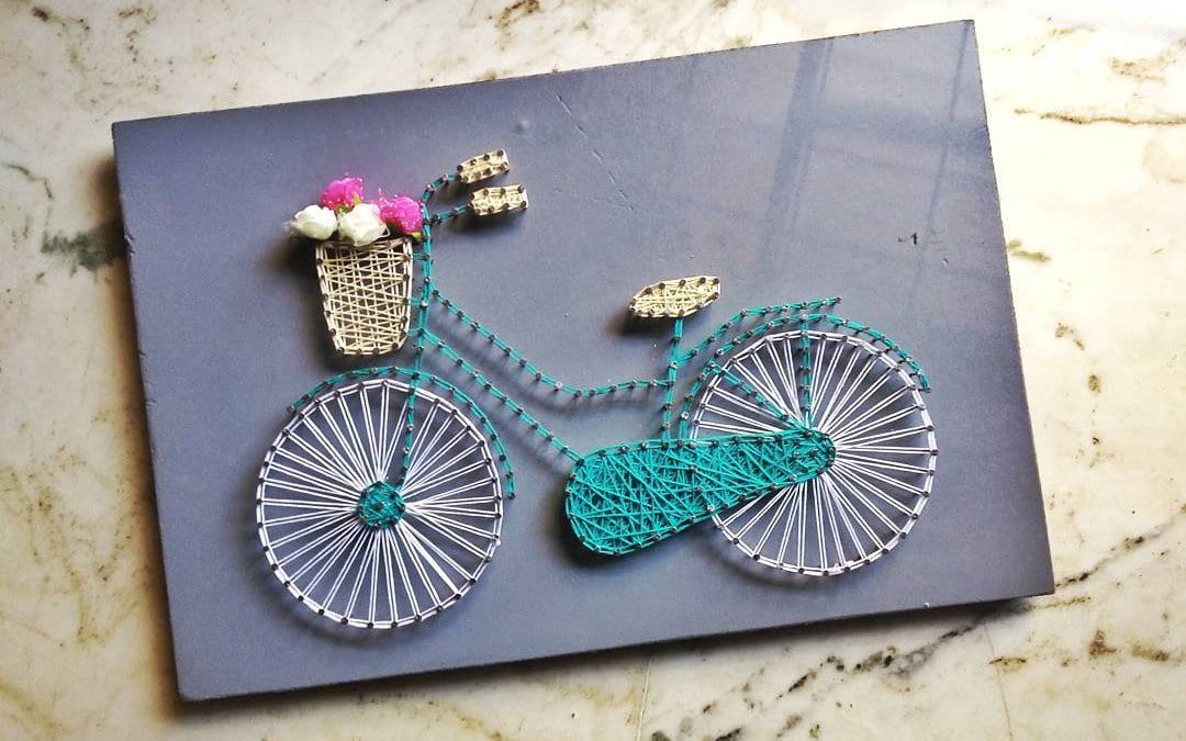 Bicycle String Art by Anjani