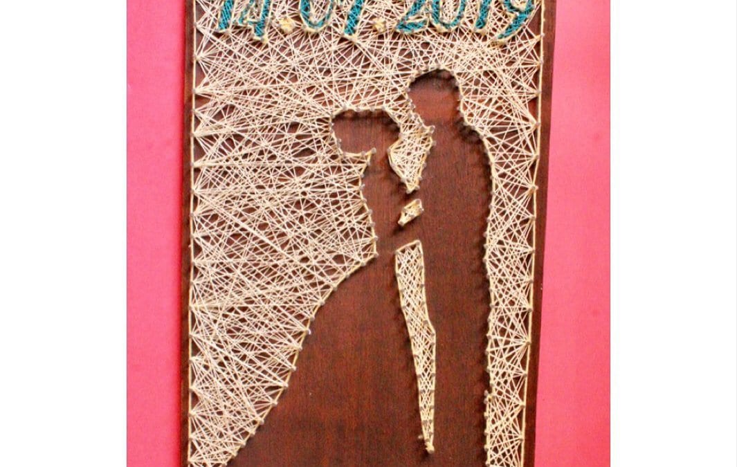 Couple Decor String Art by Sushmita