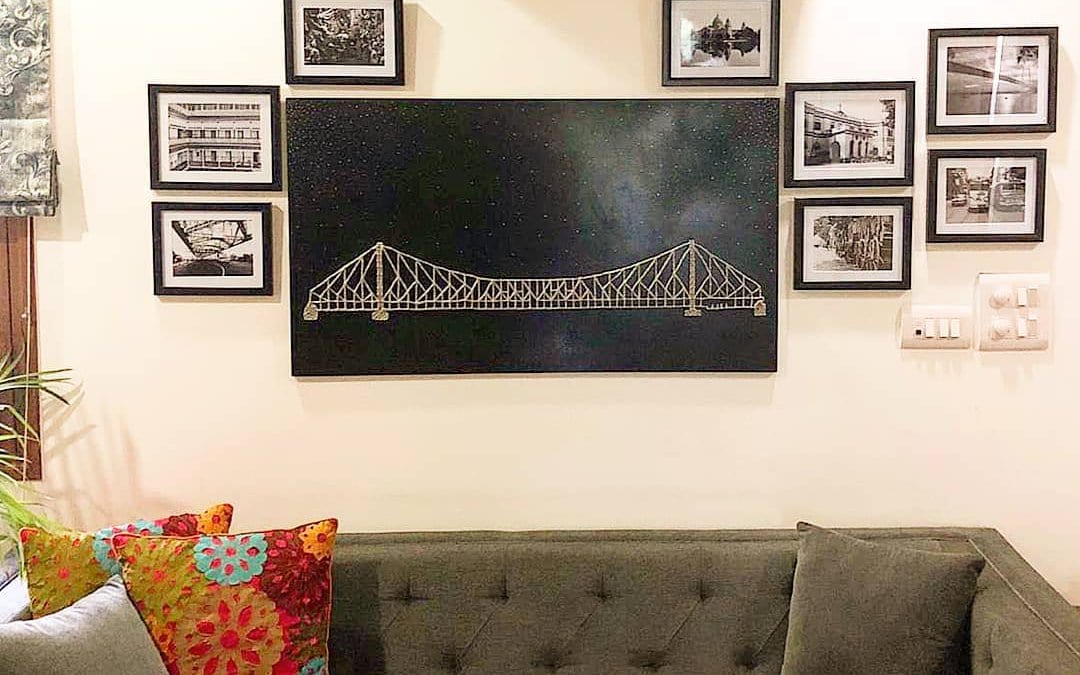 Howrah Bridge String Art