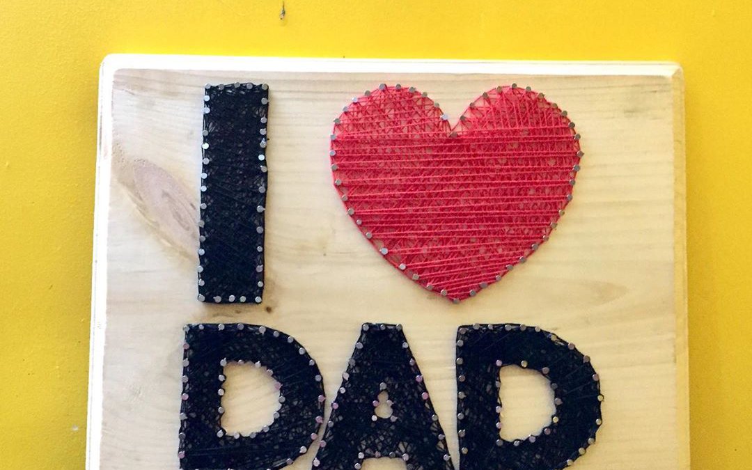 I Love Dad String Art by Sushmita