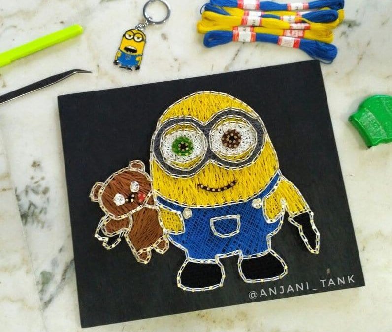 Minion String Art by Anjani