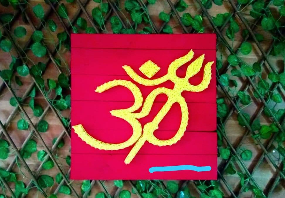 OM String Art by Sonal Malhotra