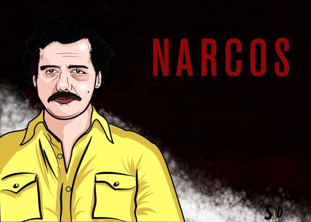 Pablo Escobar Caricature