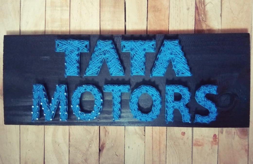 Tata Motors Logo String Art by Sonal Malhotra