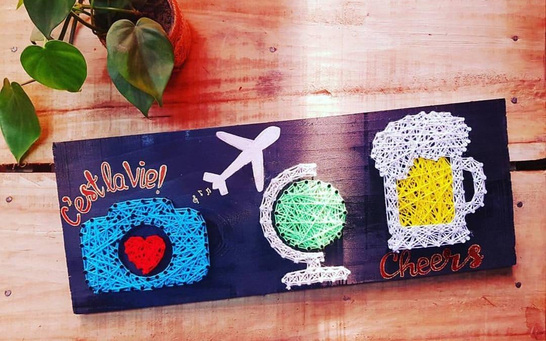 C’est La Vie String Art by Sonal Malhotra