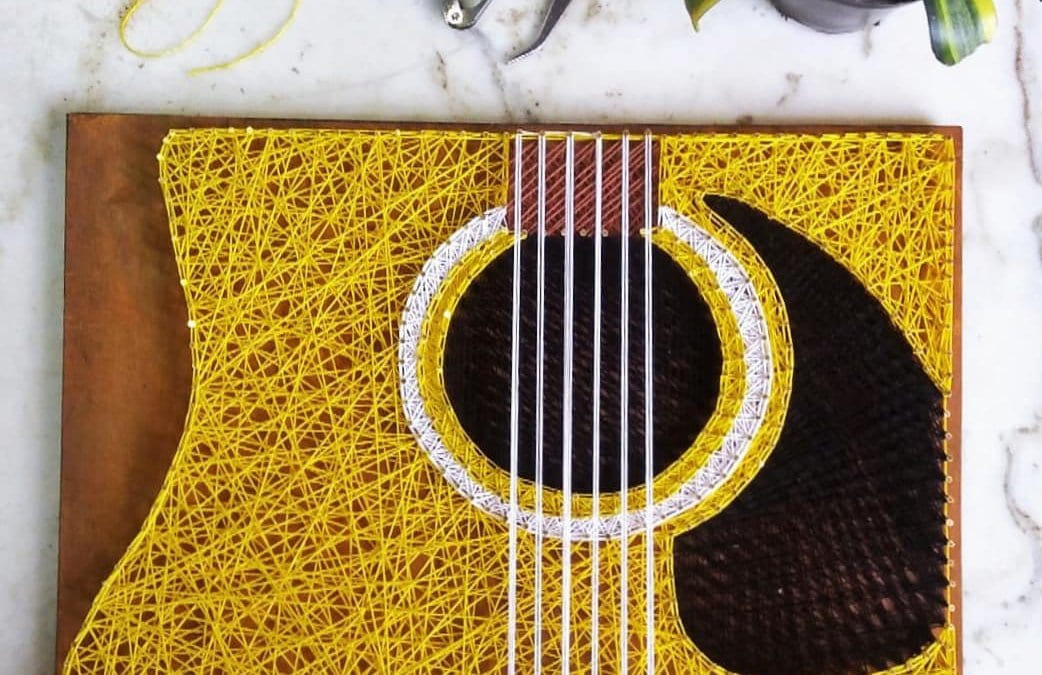 Guitar String Art by Anjani