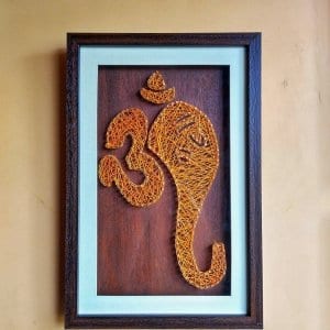 Happy Elephant Water String Art by Anjani