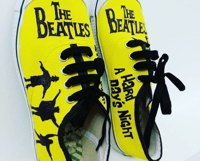 The Beatles Customized Shoes by Nidhi