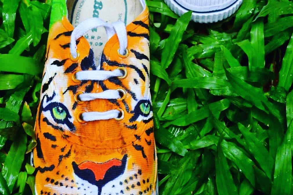 Tiger Customized Shoes by Nidhi