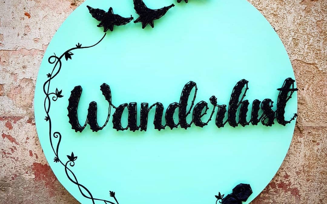 Wanderlust String Art by Sonal Malhotra