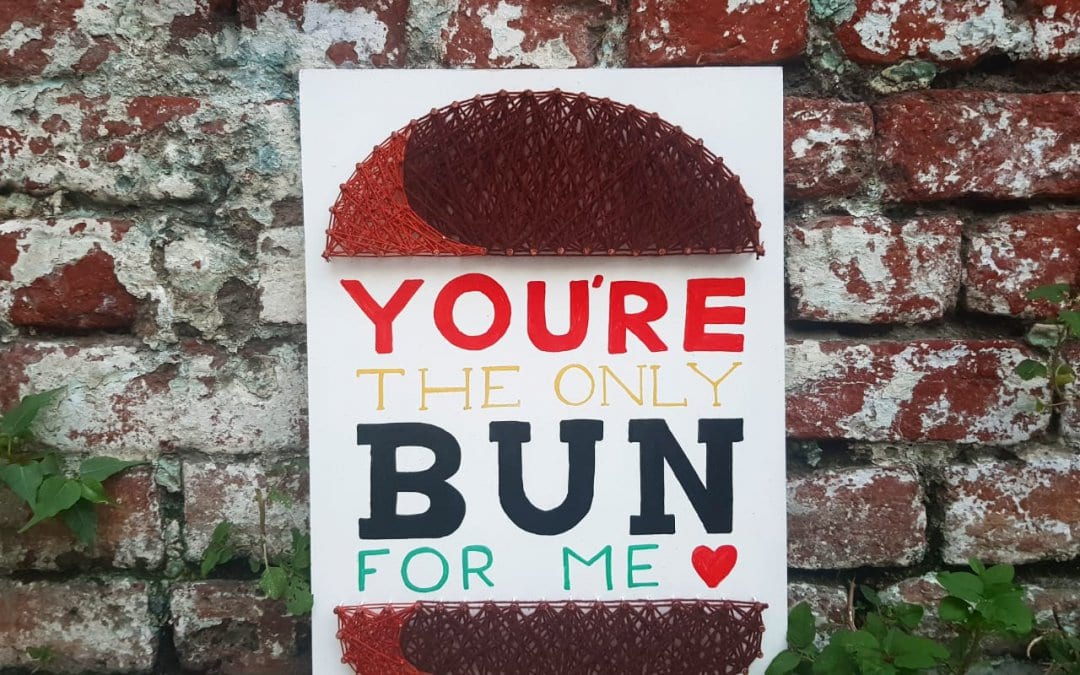 You are the Only Bun for Me String Art by Sonal Malhotra