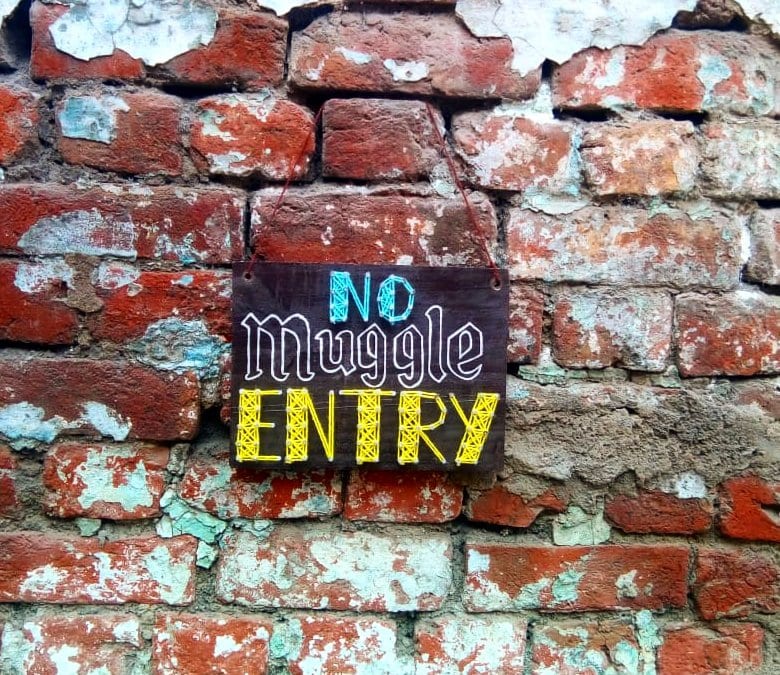 No Muggle Entry String Art by Sonal Malhotra