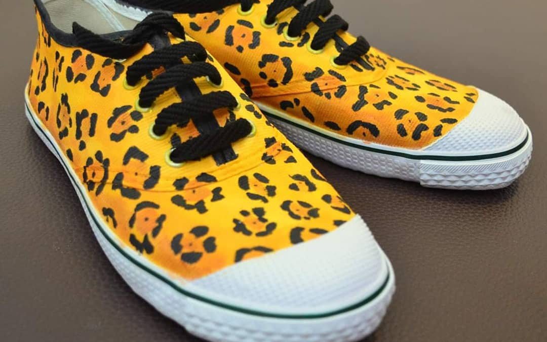 Animal Print Customized Shoes by Nidhi