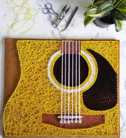 String Art Guitar