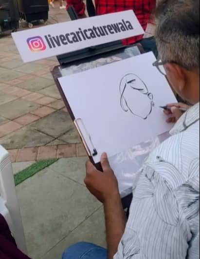 Amol Sawant-Live Caricaturist