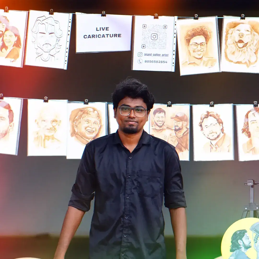 Anand Caricaturist in Erode