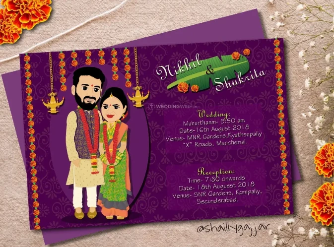 11 Unique Wedding Invitation Ideas for your Special Day